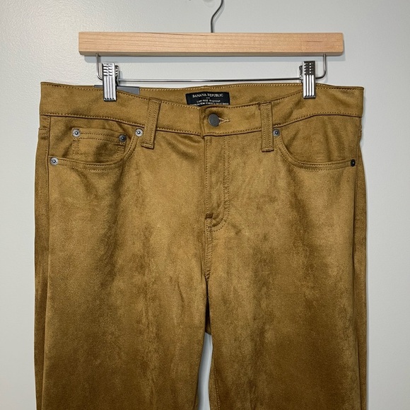 Banana Republic Vegan Suede Low Rise Bootcut Pant - Picture 5 of 14